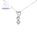 จี้เพชร จี้ทองคำขาว จี้เพชรแท้ - P1031DWG